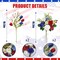 4PCS Flower Bouquet for 4th of July Independence Day Grave Home Table Decoration